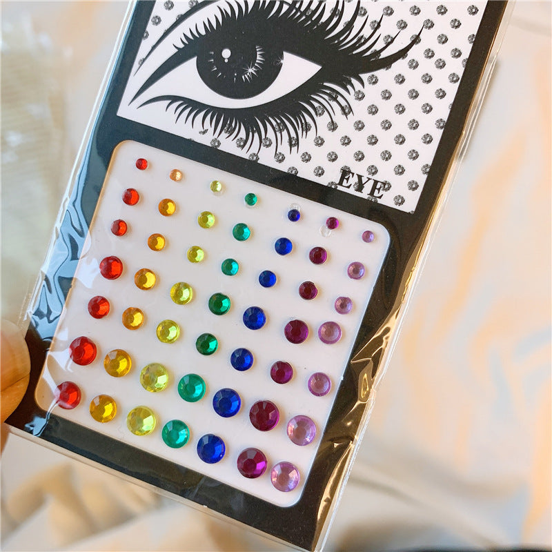 Eye And Face Decoration Patch Makeup Sticker Pearl Veneer Eye Makeup Eye And Face Decoration Patch Makeup Sticker Pearl Veneer Eye Makeup
